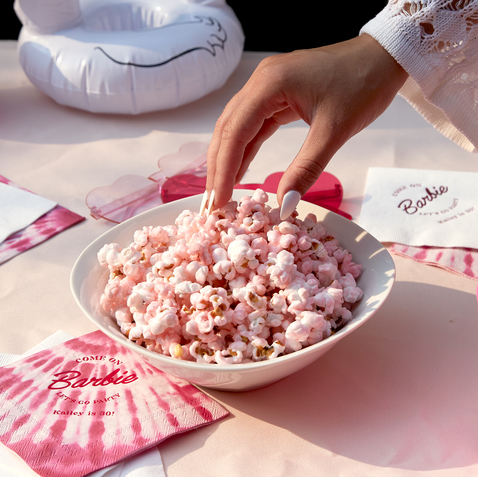 Pink Popcorn and Frosé Recipes