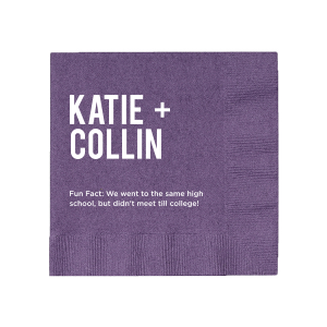 Bold + Beautiful Fun Fact Napkin