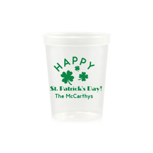 Happy St. Patrick's Day Stadium Cup