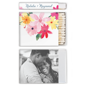 Bright + Floral Custom Photo Matchbox