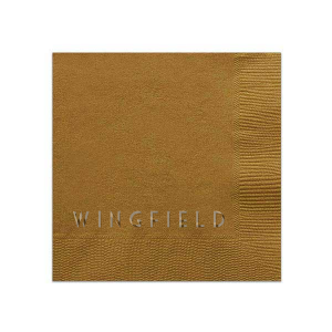 Elegant Family Surname Embossed Statement Napkin