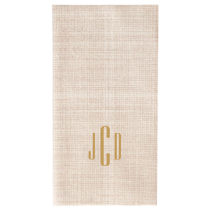 Sleek Monogram Guest Towel