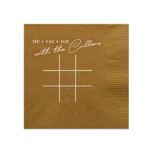 Tic Tac Toe Napkin