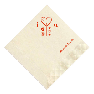 Valentine’s Lollipop Napkin