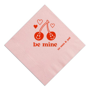 Valentine's Cherry Napkin