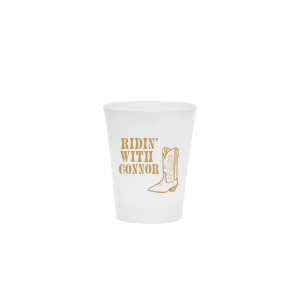 Cowgirl Bachelorette Ridin' Shot Glass 