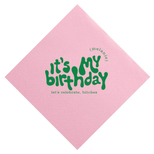 It's My Birthday Napkin