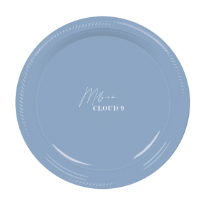 Cloud 9 Bridal Shower Plate