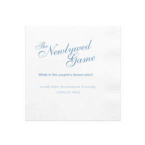 The Newlywed Game Napkin