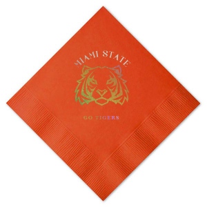 Chic Greek Week Go Tigers Napkin