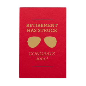 Retirement Sparkler Sleeve