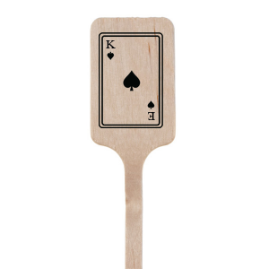 Spades Playing Card Stir Stick