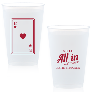 Playing Card Still All In Anniversary Cup