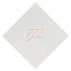 Boho Terracotta Wedding Celebration Napkin