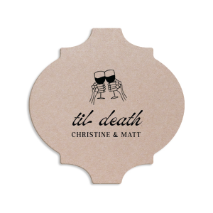 Til Death Toast Coaster