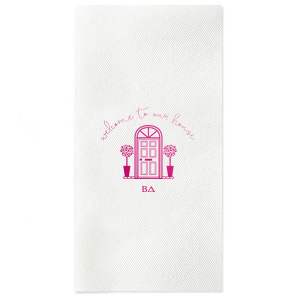 Welcome To Our House Napkin