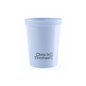 Names & Vertical Date Stadium Cup