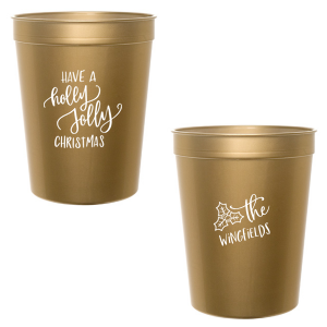 Holly Jolly Christmas Stadium Cup