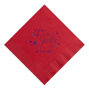 4th of July Stars Napkin