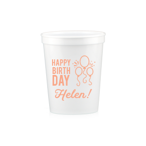 Birthday Balloon Stadium Cup