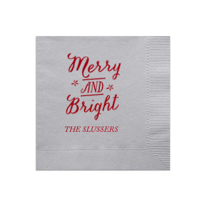 Merry and Bright Napkin