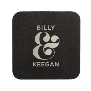 Ampersand Couple Coaster