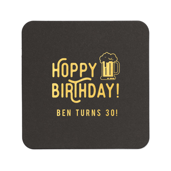 Hoppy Birthday Coaster