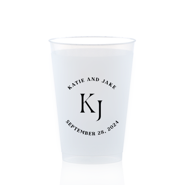 Nuptial Arch Initials Cup