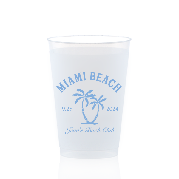 Bachelorette Beach Party Palm Breeze Cup