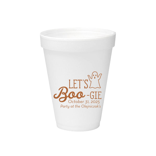 Let's Boo-gie Foam Cup