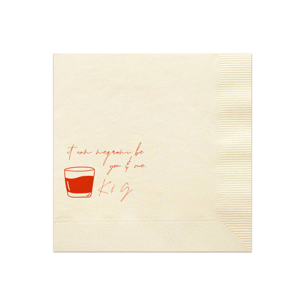 Negroni Be You & Me Napkin