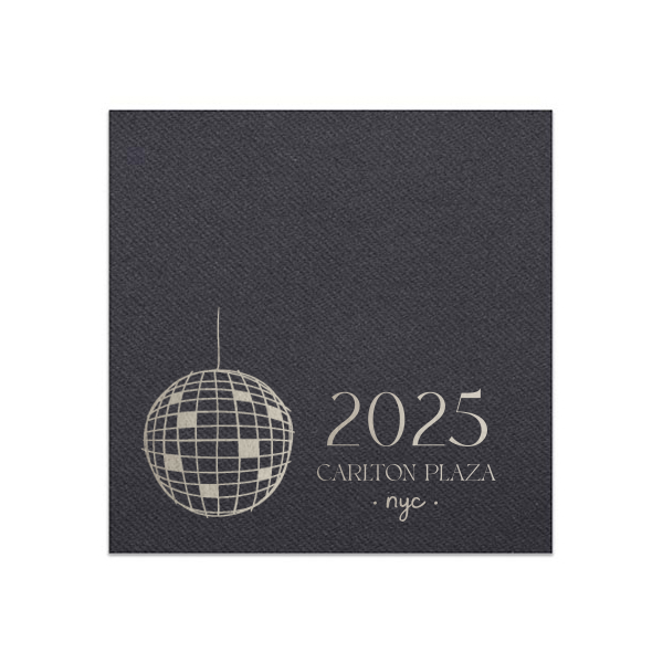 Hello New Year 2025 Napkin