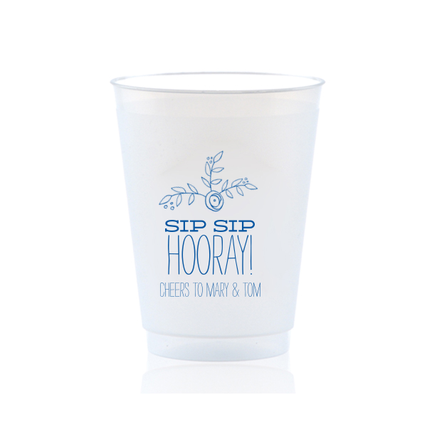 Sip Sip Hooray Rose Frost Flex Cup