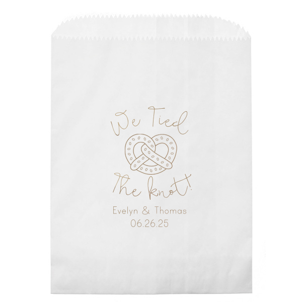 Tied the Knot Pretzel bag