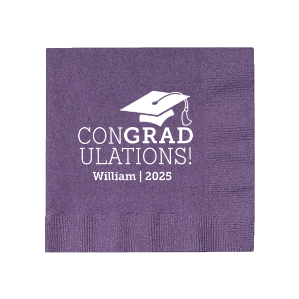 ConGRADulations! Cap Napkin