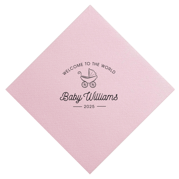 Welcome to the World Baby Shower Napkin