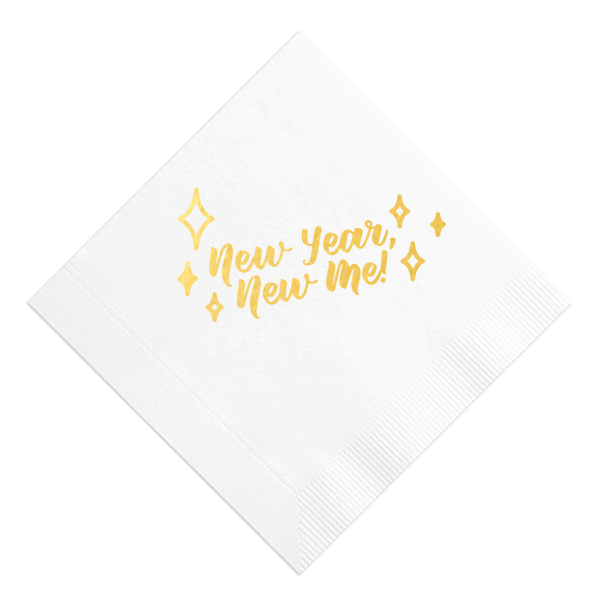 New Year New Me Retail Napkin