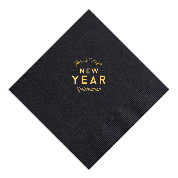 New Year Celebration Napkin