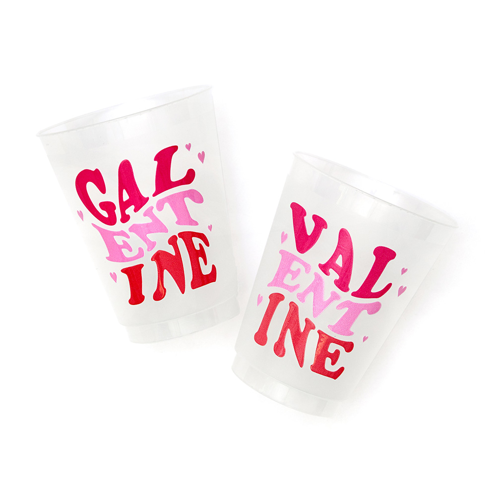 Galentine Valentine Party Cups (Pack of 12)